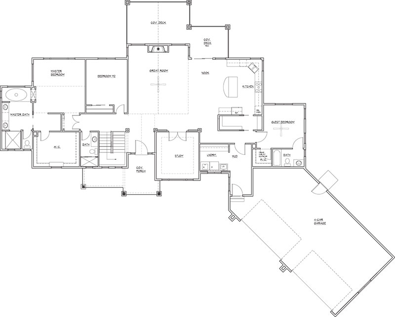 Sundance Floorplan (Main Level)